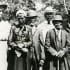 The official Juneteenth Committee in East Woods Park, Austin, Texas on June 19, 1900. (Courtesy Austin History Center, Austin Public Library)