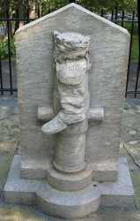 Statue of Benedict Arnold's Boot at Saratoga National Battlefield