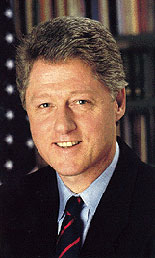 William Jefferson Clintonm 42nd President of the United States 