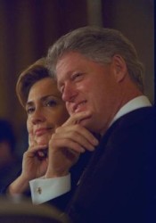 President Clinton and First Lady Hillary Clinton-October 22, 1999 (Source: Clinton Library & Museum)