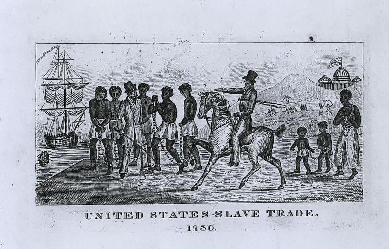 U.S. Slave Trade 1830 (Image Courtesy of Smithsonian Museum of American History)