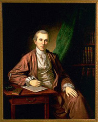 Dr Benjamin Rush by Charles Willson Peale c. 1783. WInterthur Museum
